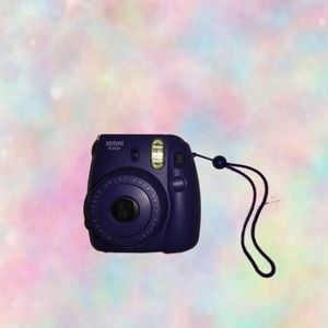 purple polaroid